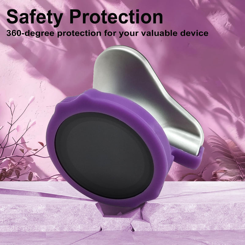 3 Pack Silicone Protective Cover and 6 Pack Ear Tips Replacement Accessories for EKO CORE 500™ Digital Stethoscope, Dustproof Plug Design Prevents Dust from Entering The Device's Interface (Purple) Lavender purple series