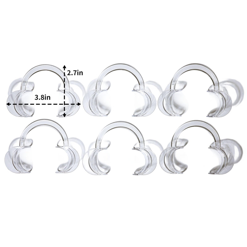 10 PCS Mouth Openers for Speak Out Game Mouthpieces,Dental Cheek Retractor Mouth Opener,Standard Dental Mouth Opener- Cheek and Lip Retractor,Includes 4 Mouthpieces for Kids, 6 Mouthpieces for Adults