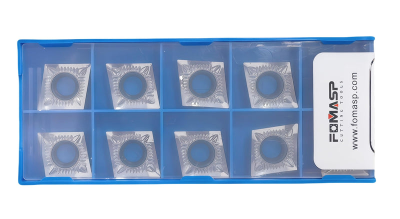 Carbide Inserts for Aluminum CCGT431/ CCGT120404 for Turning Cutting Tools10 PCS. CCGT120404-LH