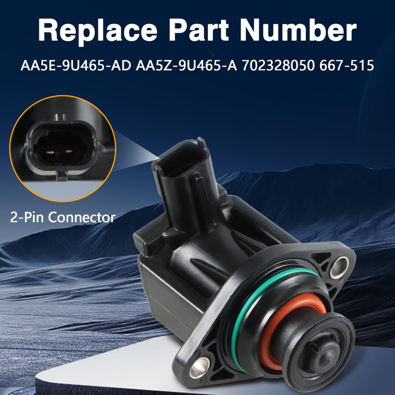 Turbo Solenoid Valve Turbocharger Pressure Relief Valve Compatible with Ford F-150 2.7 & 3.5L Expedition Explorer 2013-2017/Lincoln MKS MKT 2010-2018 Replace#: AA5E-9U465-AD 667-515