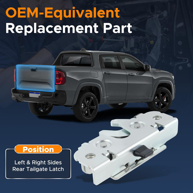 Pair of Left & Right Rear Tailgate Latch for Dodge Ram 1500 2500 3500 2002-2018