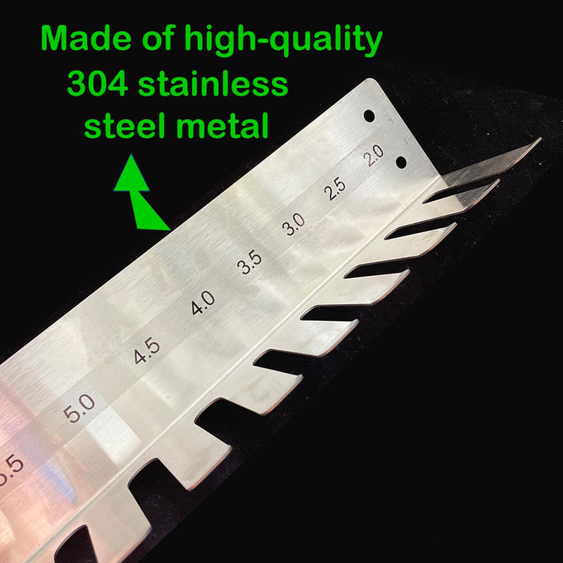 304 Stainless Steel Wall Hanging Frame，Intubation Tube Holder Equipment Rack (22.05 Inch(2.0-10)) 22.05 Inch(2.0-10)