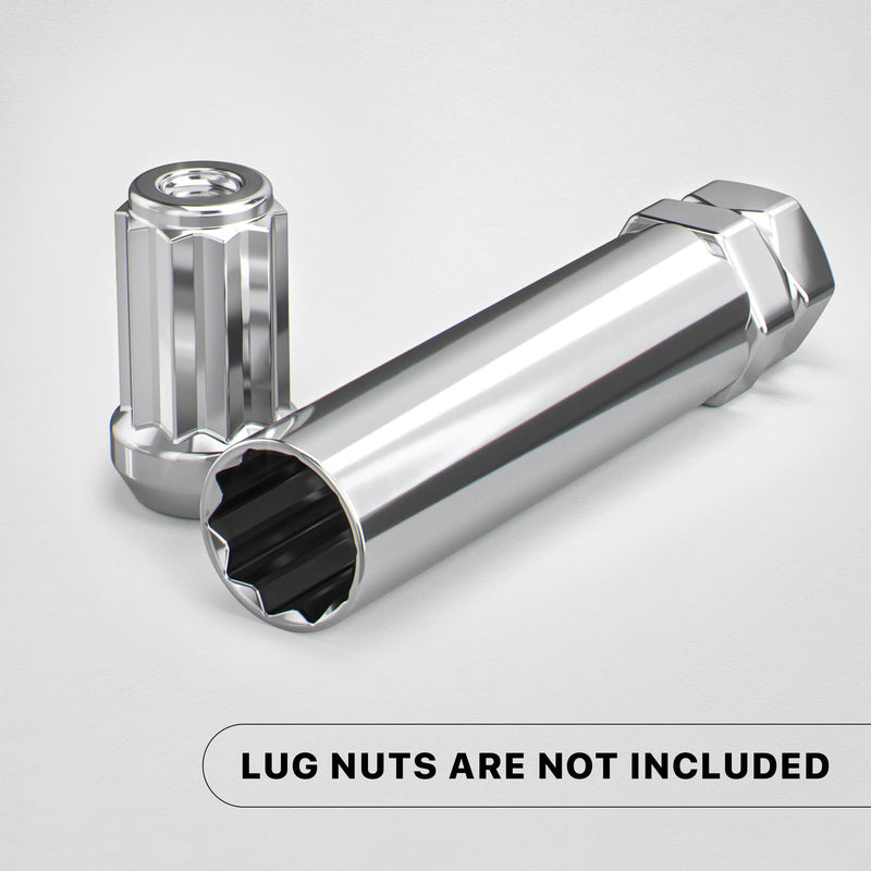 White Knight 3800A10 Ten Spline Key Adapter for M12 and 1/2" Thread 10 Spline Lug Nuts - Fits 3/4" & 13/16" Hex Wrench