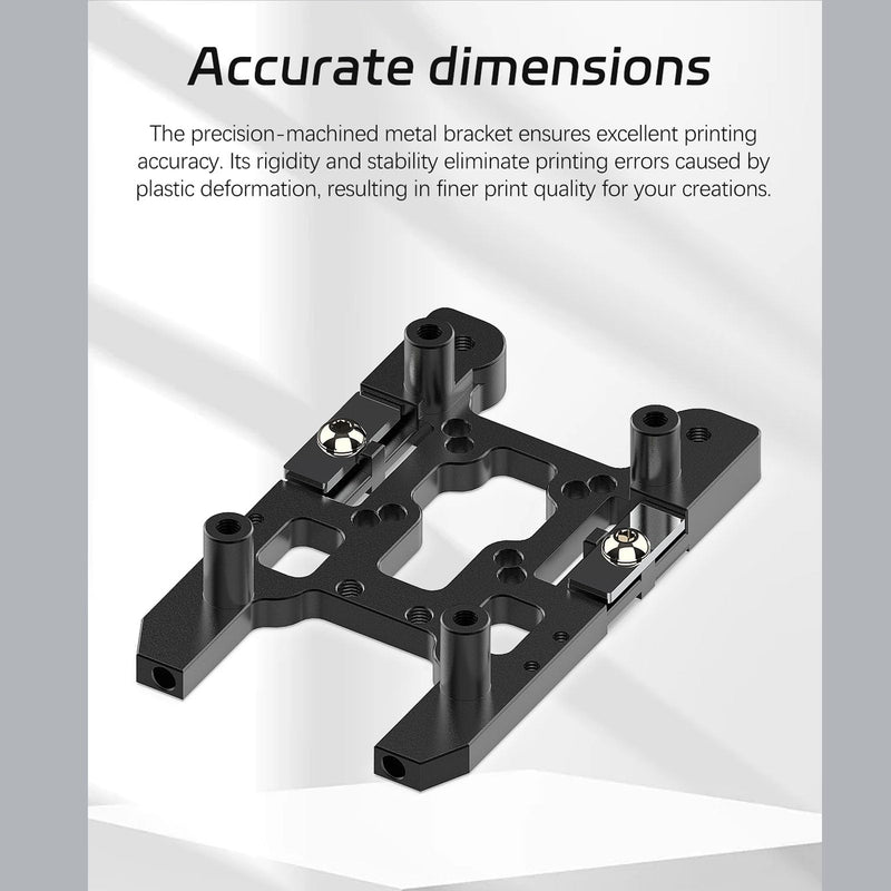 Metal Bracket Kit 3D Printer with Strong Stability Accurate Dimension High Heat Aluminum Alloy CNC Parts for 2.4 Compatible with Stealthburner