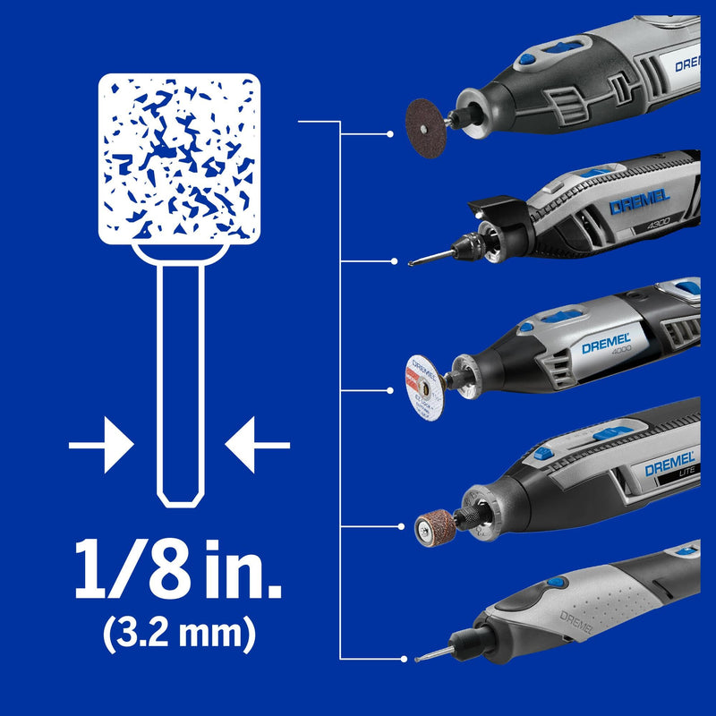 Dremel 726-01 Cleaning & Polishing Rotary Tool Accessory Kit with Storage Case, 20-Piece Set - Includes Buffing Wheels, Polishing Bits, and Compound New Model