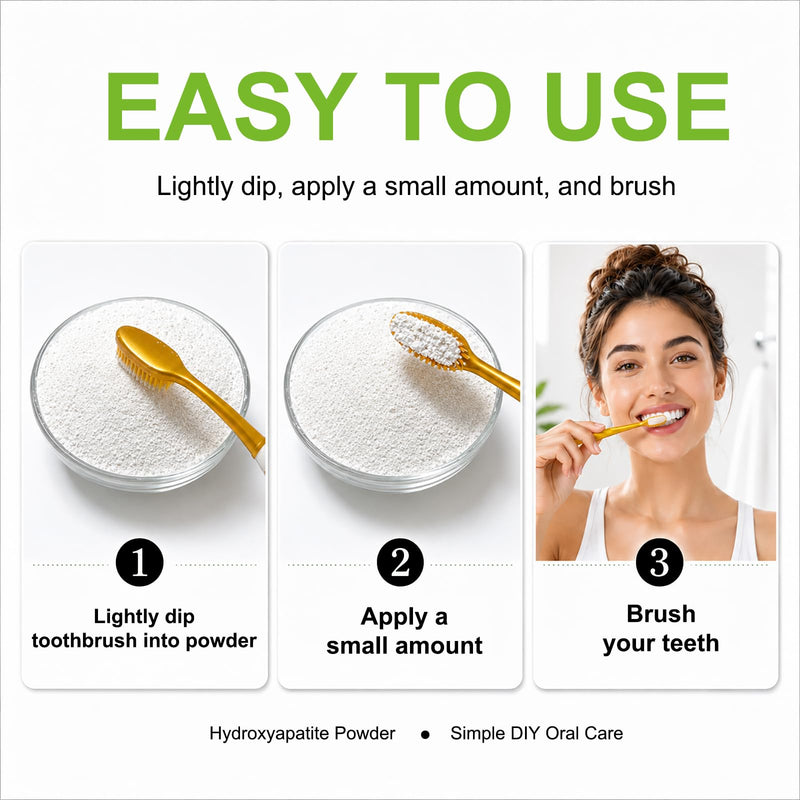 100% Pure Nano Hydroxyapatite Powder 75g (2.65 oz) | Nano Grade unflavored Hydroxyapatite Crystals for Teeth | DIY Formulations | nanohydroxyapatite Bulk