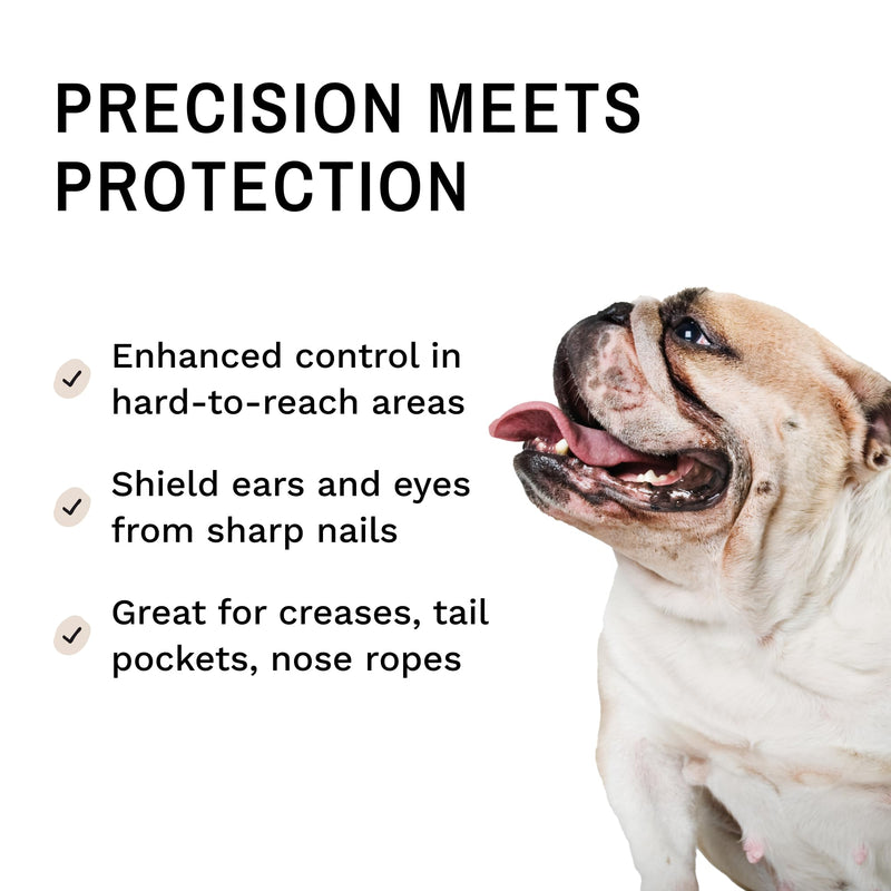 Eye Envy Finger Mitts Clean Dog Ears & pet tears. Use Tear Stain Solution or Ear Cleaner. Gently Remove Crusts, Earwax & Debris. Soft Fabric Finger cots. 40 Count.