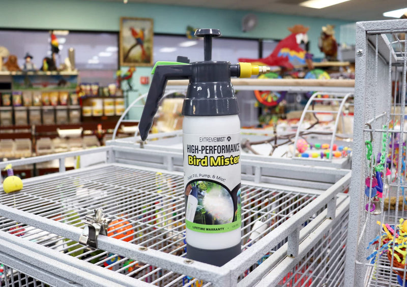 EXTREMEMIST High-Performance Bird Sprayer | Ultrafine Avian Pump Mister | Handheld Pet Bird Bath Mister | Adjustable Nozzle | Bird Cage Cleaner | Perfect for Macaws, Cockatiels, Parrots & More - 20oz