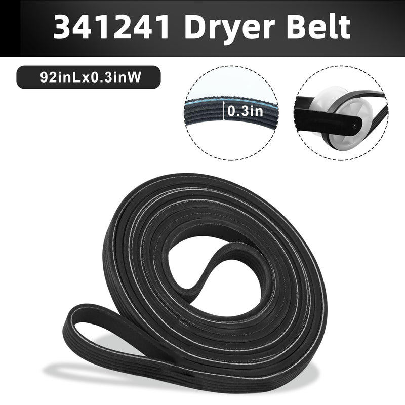 4392065 Dryer Repair Kit 341241 Dryer Belt Replacement for Whirlpool Kenmore Amana Maytag Centennial Dryer Parts