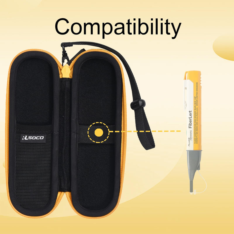 RLSOCO Carrying Case for Fluke Networks FIBERLERT-125 Fiber Optic Cable Tester and Detector (Case Only)