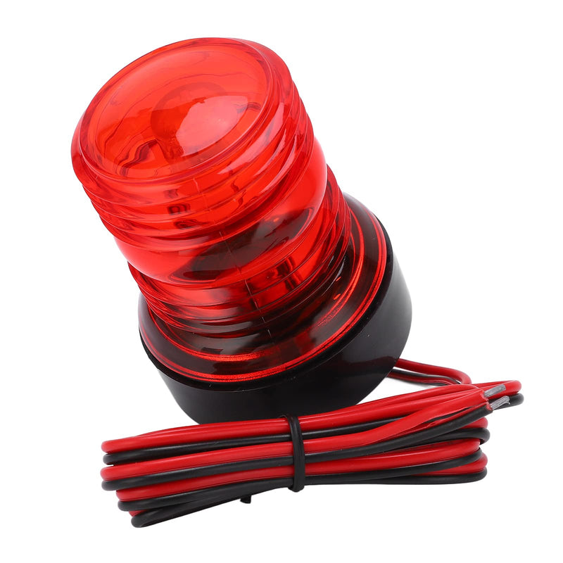 RiToEasysports Led Boat Navigation Light, Red Light 360 Degree All Round Anchor Light Marine Stern Light For Sailing Dc 12V‑24V Boating