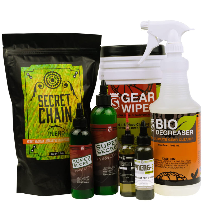 SILCA Super Secret Bike Chain Lube | Liquid Chain Wax to Clean, Smooth. and Silence | Ultra Fast Bicycle Chain Lube | Dry Chain lube for Friction Reduction and Improved Wattage Output 4oz Bottle