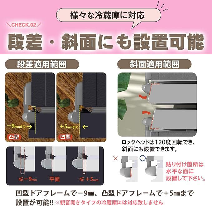 illlimitato Refrigerator Lock, Drawer Lock, Refrigerator Lock (Auto Lock, Unlock, Switchable) (White) - NewNest Australia