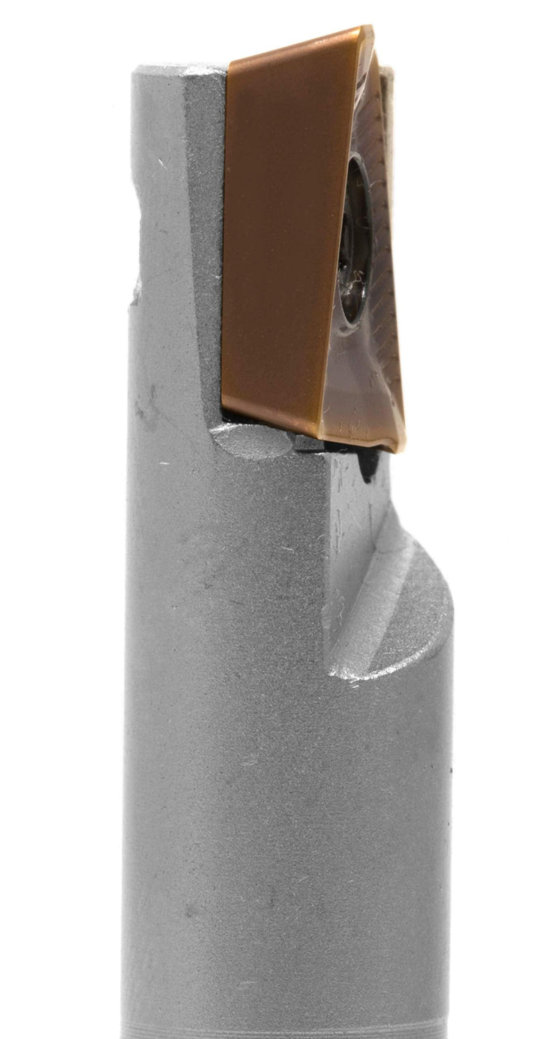 WEN DB003E 3Piece 90° Square Shoulder Indexable Carbide End Mill Set with Aluminum Storage Case