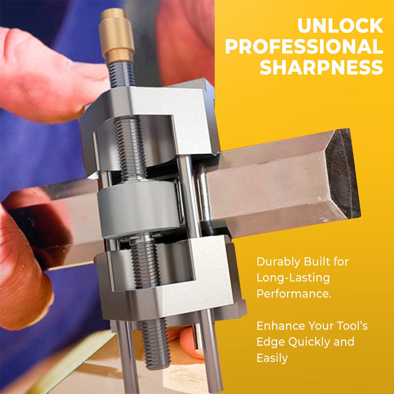 Sharp Pebble Honing Guide - Chisel Sharpening Jig for Chisels and Planes - Fits Chisels 0.25” to 1.96”, Fits Planer Blades 1.41” to 3.22”