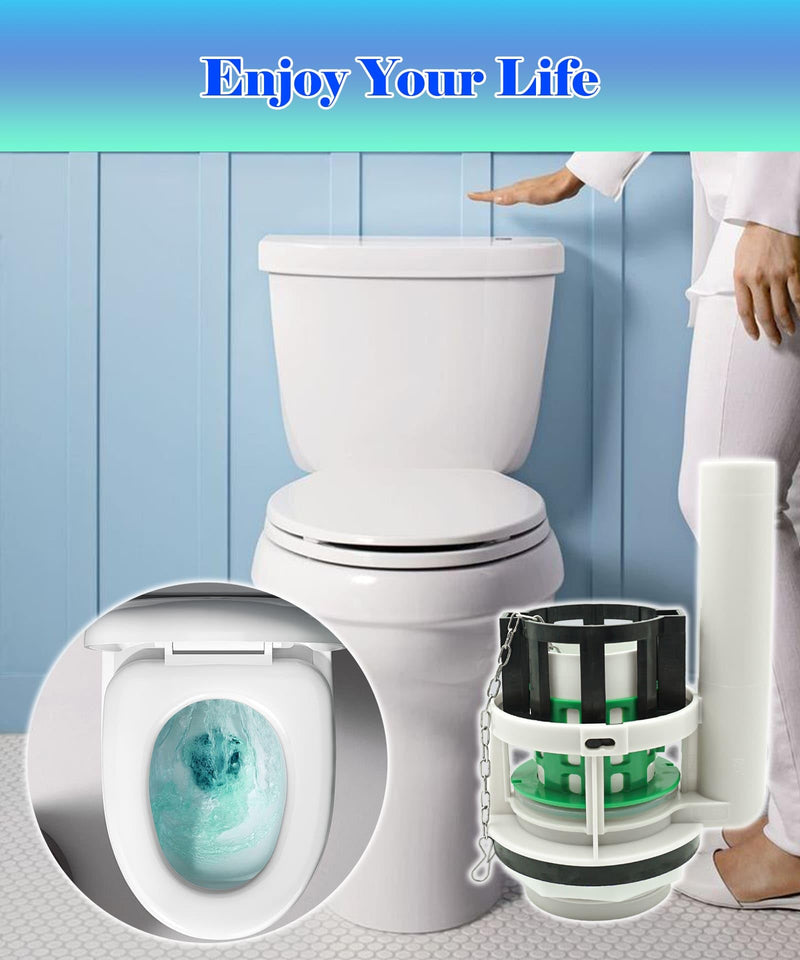 3" Adjustable Toilet Flush Valve Replacement Kit Fits For 2-Piece Toilet (Tank Seperates From Bowl) Compatible With Toto Thu Series Tower Replacement Parts