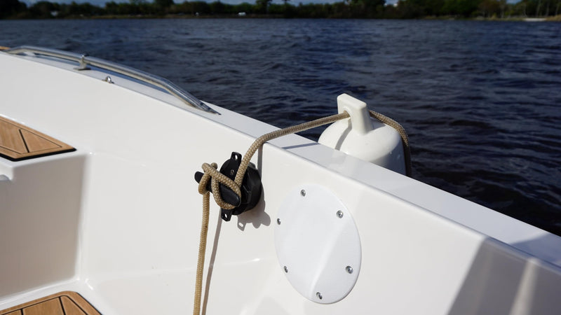 E-Sea Cleat- Heavy-Duty Suction Mounted Utility Cleat | Tie up kayaks, secure boat fenders, secure paddle boards, RV towel hanger, attatch accessories