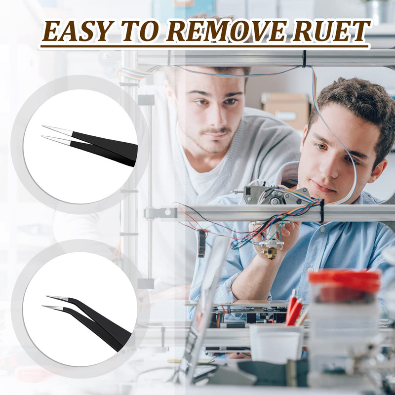 16 Pieces 3D Printer Nozzle Wrench Cleaning Kit,10 Nozzle Cleaning Pins with Storage Box 2 Tweezers 2 Cleaning Copper Wire brushes 2 L-shaped Wrench Tool for 3D Printer Accessories