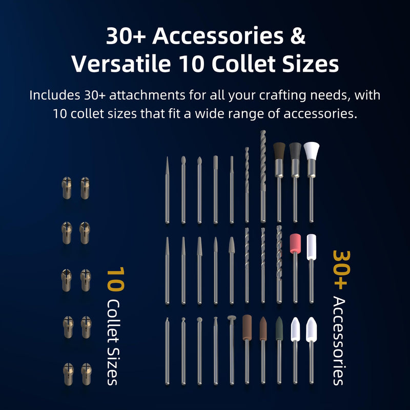 iFu Mini Cordless Rotary Tool Kit, 150mN.m Torque Engraving Pen