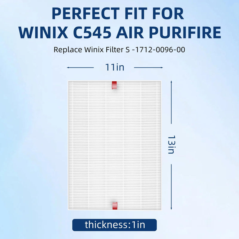 C545 Replacement Filter S for Winix C545 Air Purifier, 4-Pack