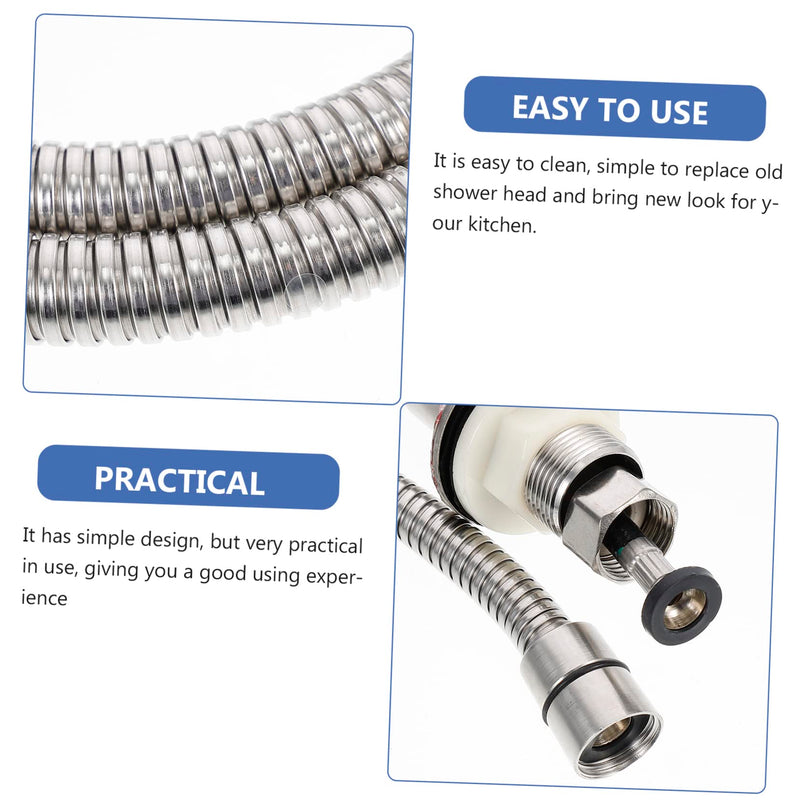 AngoilySink Side Sprayer, Stainless Steel Sink Spray Braces Kit, Sink Hose Faucet Hose Sprayer Replacement Handheld Sprayer Kit Kitchen Faucet Sprayer Sink Pull out Spray Head Supplies Nozzle
