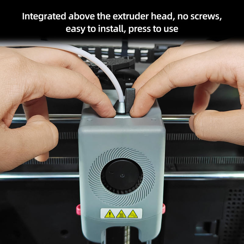 Immdinogo Upgrade Filament Cutter for Adventuer 5M/ 5M Pro: All-Metal AD5M Extruder Head Cutter Module for Fast and Accurate Consumable Cutting 3D Printer Accessories