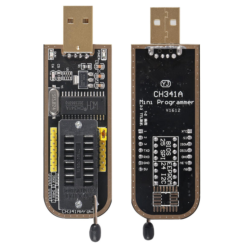 EEPROM BIOS USB Programmer CH341A + SOIC8 SOP8 Test Clip + 1.8V Adapter + SOIC8 Adapter for EEPROM 93CXX / 25CXX / 24CXX +CH341A 24 25 Series Flash