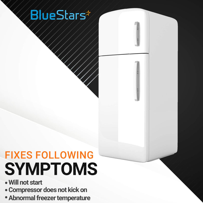 BlueStars WR07X10097 Relay and Overload Assembly Replacement - Compatible with G.E Refrigerators - Replaces 1265640 AP4300623 PS1766101 513604045 - NewNest Australia