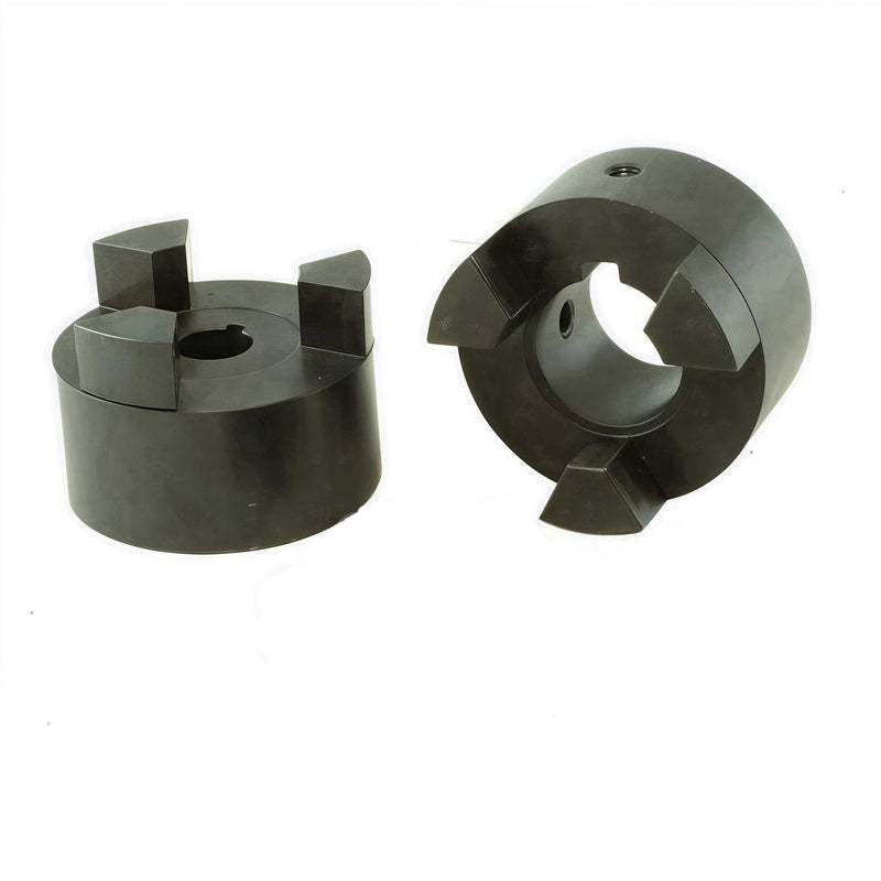 1/2" to 7/8" L075 Flexible 3-Piece L-Jaw Coupling Set & Buna-N NBR Rubber Spider