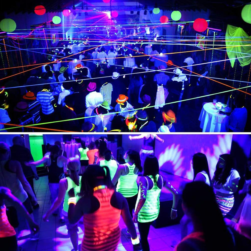 Ontesik 20ft LED Black Light Strip kit, 360 LEDs, 12V Flexible UV Black Light Installation, Family Bedroom, Party Wedding, Halloween, Dark Party, Non-Waterproof Switch control
