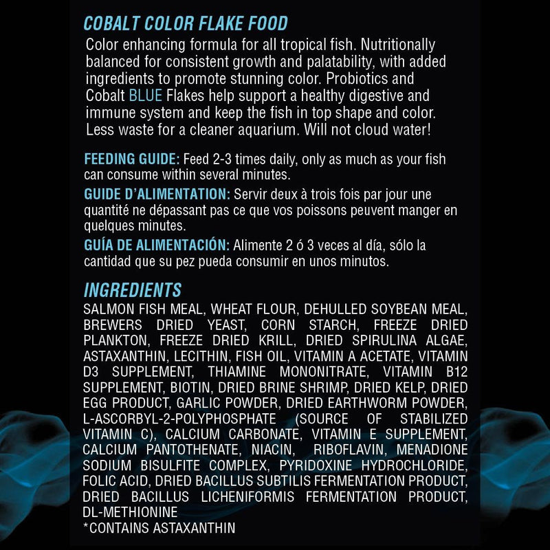 Cobalt Aquatics Tropical Flakes 1.2-Ounce - PawsPlanet Australia