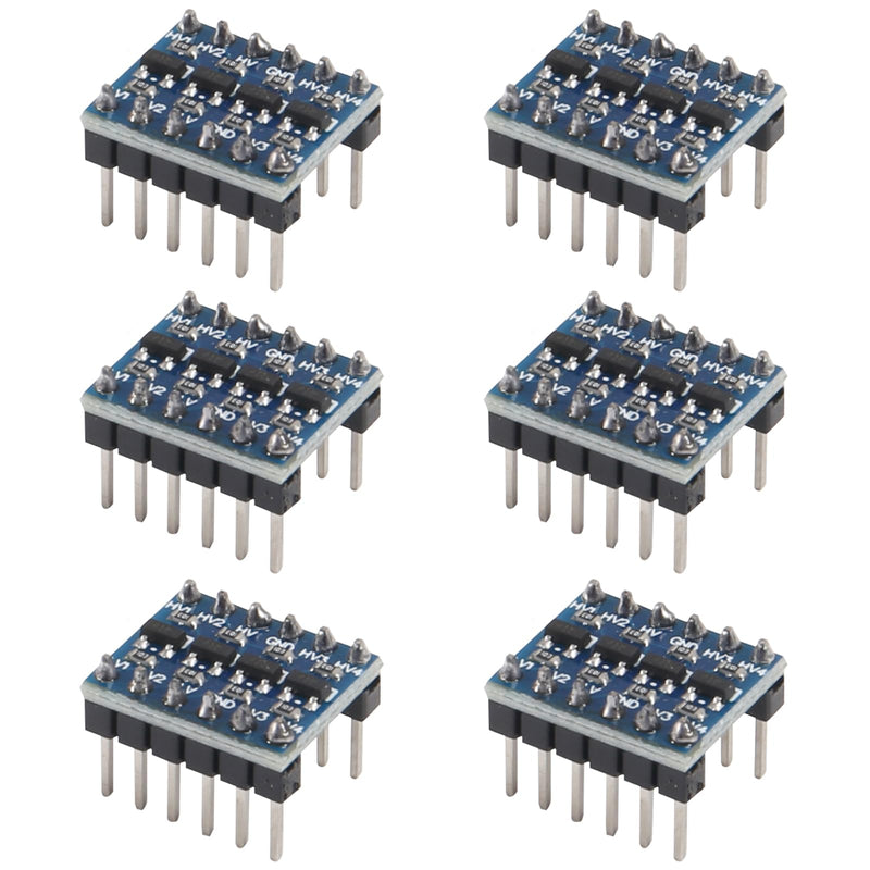 12pcs 4 Channels IIC I2C Logic Level Converter PRE-SOLDERED Bi-Directional Module 3.3V to 5V 4 Channels Shifter for Raspberry Pi and Other Microcontrollers