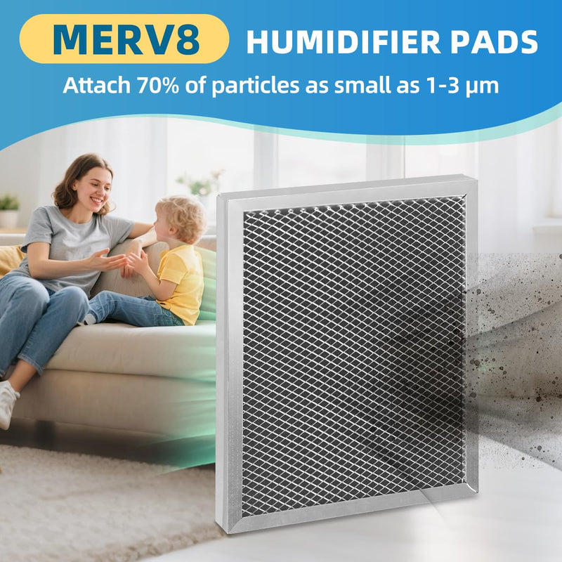 E070 5695 Washable MERV 8 Dehumidifier Replacement Filter Compatible with Whole-House Dehumidifiers 1820 1820Z E070 E070KZ E070KZM E070N E070Z E070T Size 8 x 11.5 x 1 inch 2 Packs
