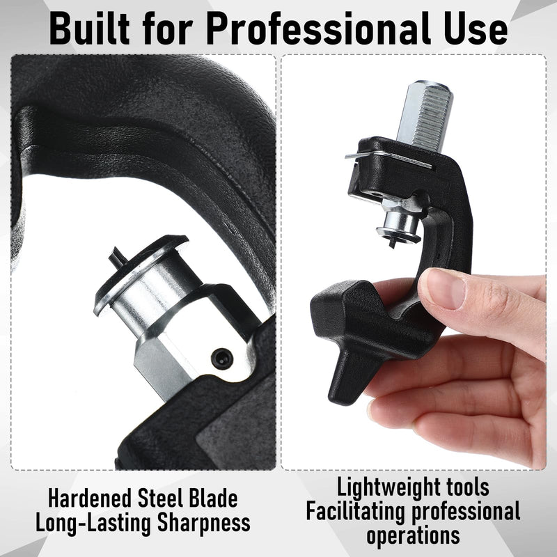 Cable Stripper Adjustable Cutting Depth for 6-28 mm Wire Cutter Alloy Steel Blades Circular to Longitudinal Removal Cable Slitter