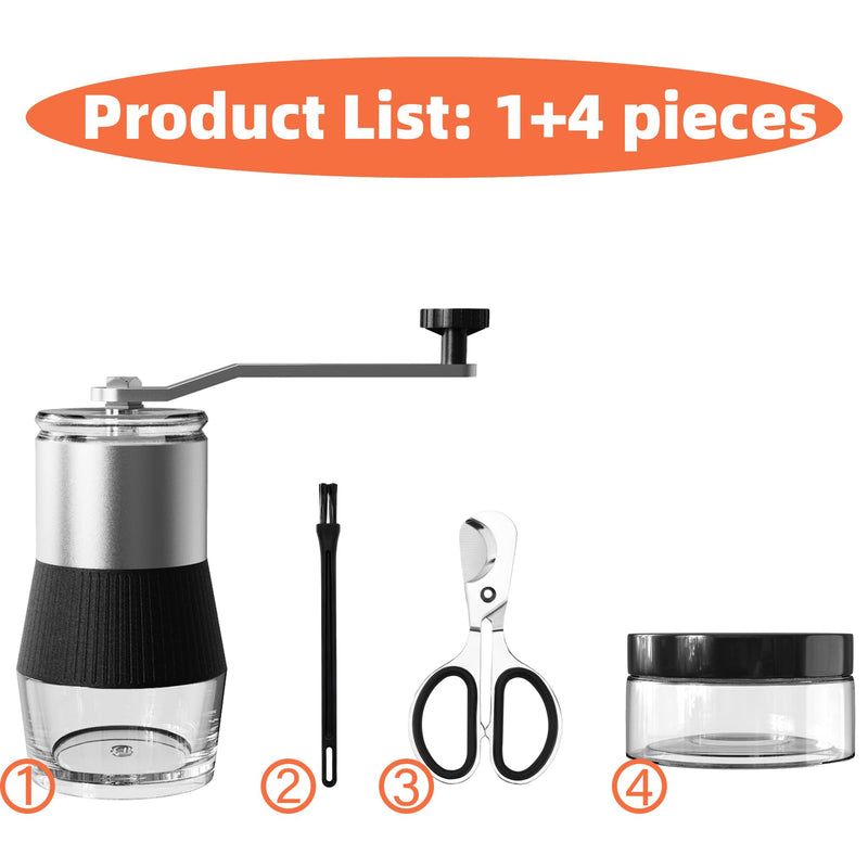 Pill Grinder Pill Crusher,Easily Crushes Multiple Tablets or Vitamins into Fine Powder at Once (Extra Jar Included),Great Pulverizer for Feeding Tube,Kids,Pets and Arthritis