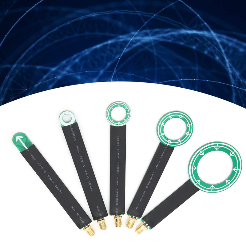 5pcs PCB EMI EMC Magnetic Field Antenna, Magneic Electric Near Field Probe Set Connect to Spectrum Analyzer