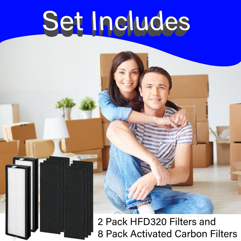 HFD320 Replacement Filter for Honeywell Air Genius 3-6 Series Air Purifier