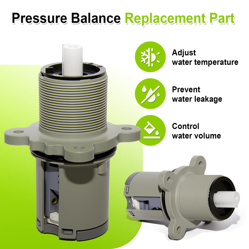 FEMAR Pressure Balanced Cartridge #9740420 for Tub & Shower Valve, Replacement Part for Pfister 0X8/JX8/VB8/JV8 Deep Casting Valves 1