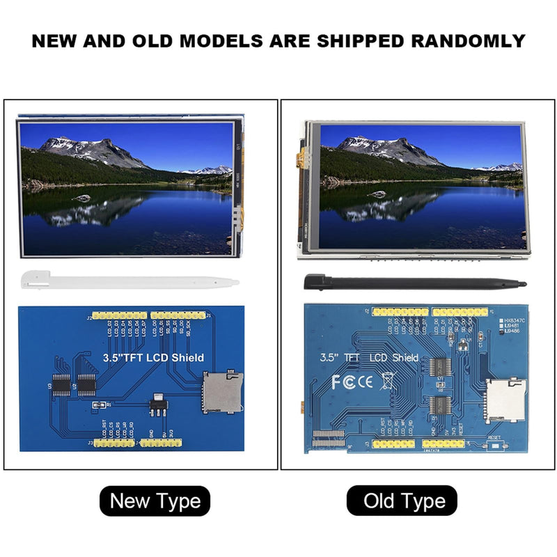 3.5" LCD Color Touch Panel Display Screen Module Display Module for & MEGA 2560 Board, 480x320 Pixels (LCD Screen with Touch Panel)