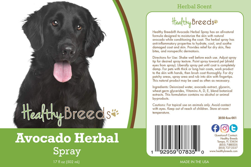 Healthy Breeds Flat Coated Retriever Avocado Herbal Spray 17 oz