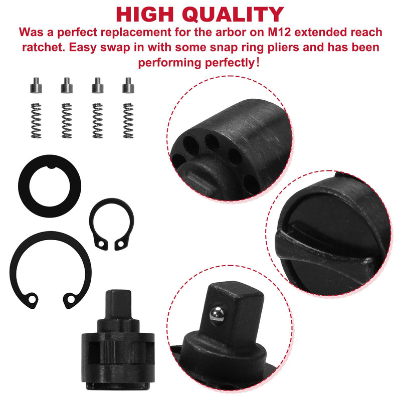 Replacement Ratchet Head Anvil Repair Kit 42-06-2556 1/4" Fit for 2556-20 Fuel Ratchet Head/Ratchet Head Anvil Kit