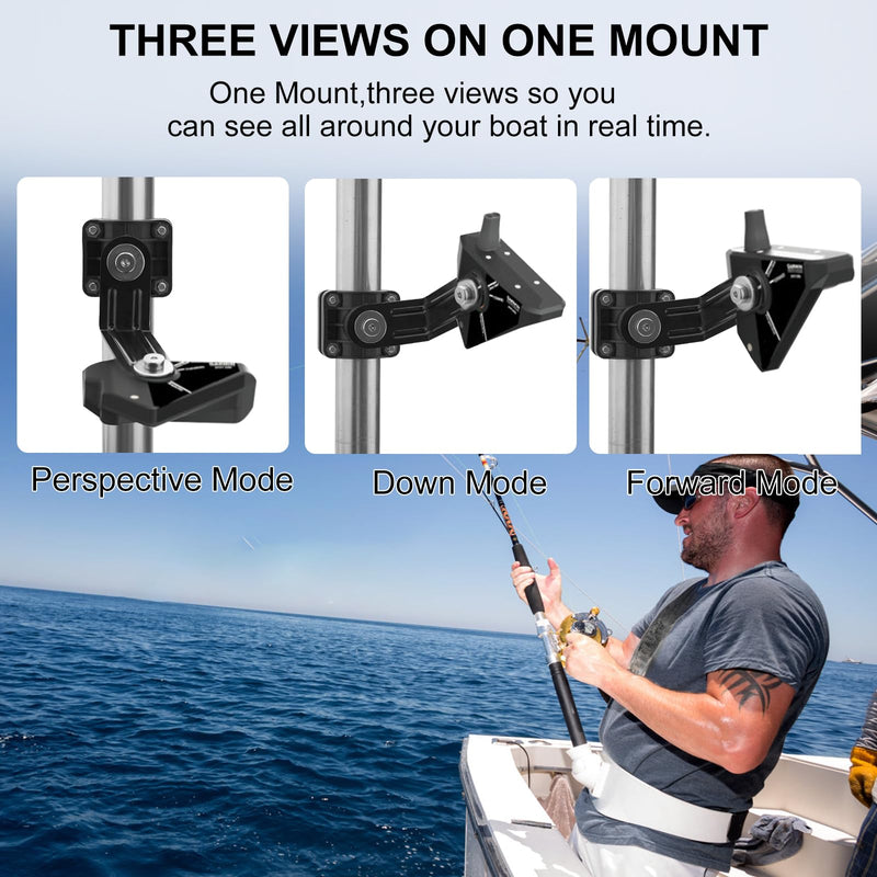 010-12970-00 Perspective Mode Livescope Mount Compatible with Garmin Panoptix LVS32 Transducer