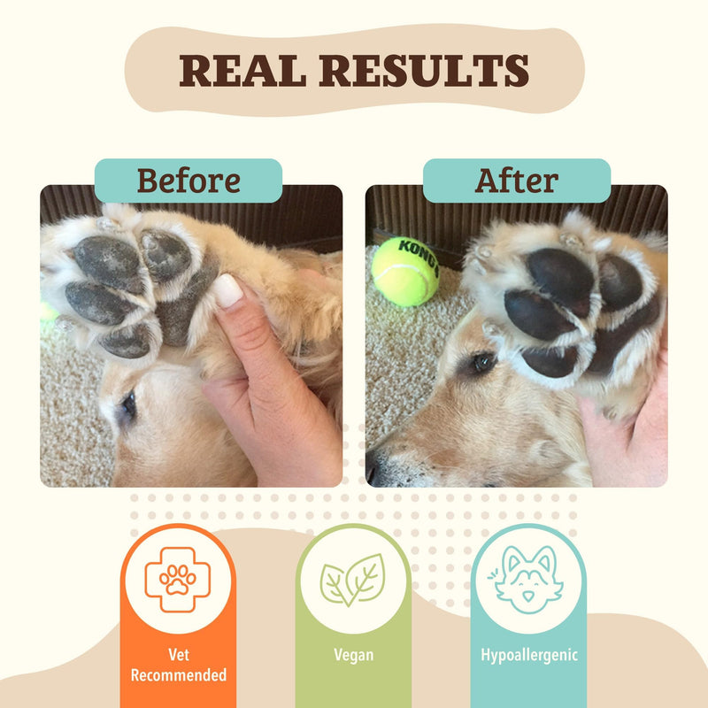 Natural Dog Company PAWDICURE Bundle, Paw Soother + PawTection Dog Paw Balms, Protect and Heal Dry, Cracked Dog Paw Pads, Organic, All Natural Ingredients, 1oz Tins - PawsPlanet Australia