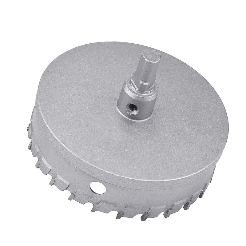 168mm / 6.6 inch Metal Steel Hole Saw with 2 Drill Bits, Hole Cutter for Thick Metal,Stainless Steel,Iron and Wood (168mm / 6.6 inch) 168mm / 6.6 inch