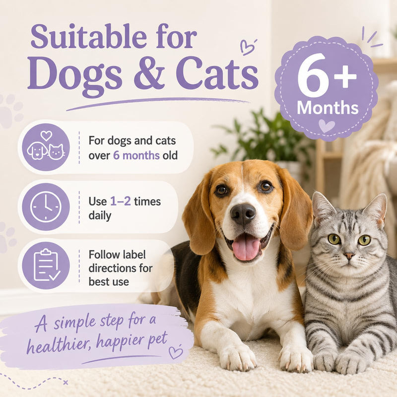 Skavix Pet Oral Spray, Pet Breath Freshener Spray Oral Care Cleaner, Fresh Breath & Easy Pet Oral Care for Dogs & Cats