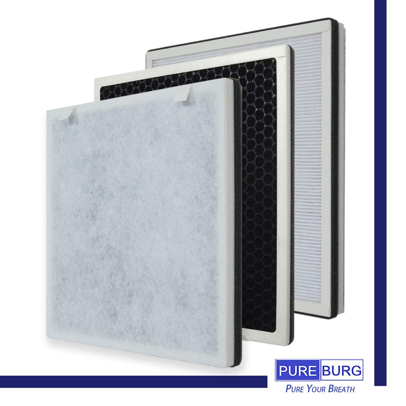 PUREBURG Replacement Filters Compatible with VAVA VA-EE004 Air Purifier