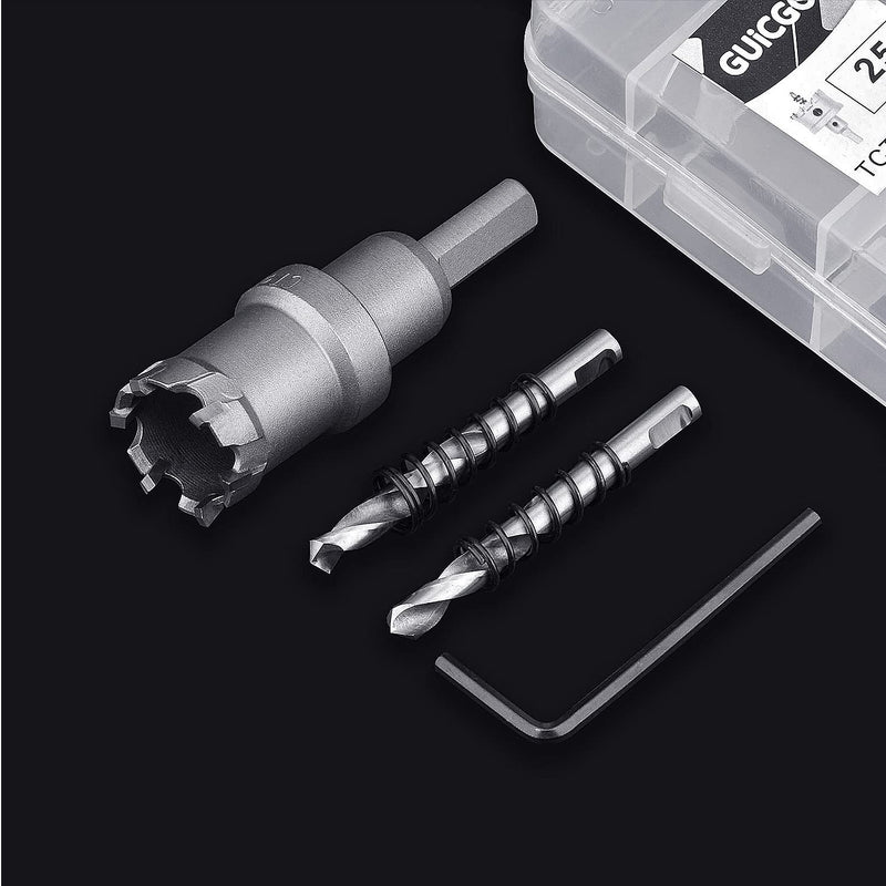12mm (5/11 inch) Metal Steel Hole Saw with 2 Drill Bits, Hole Cutter for Thick Metal,Stainless Steel,Iron and Wood (12mm (5/11 inch)) 12mm ( 5/11 inch )