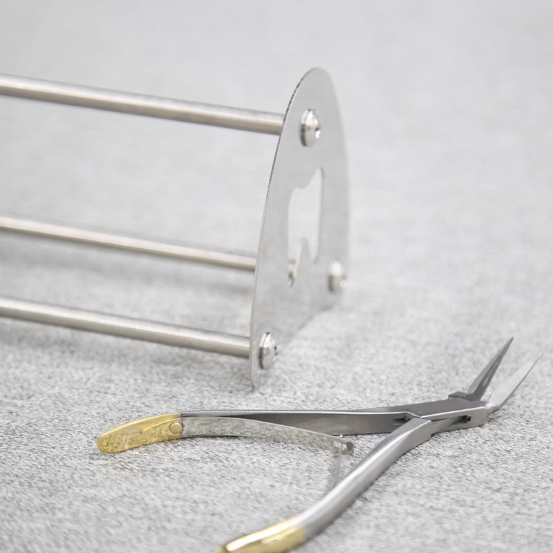 Dental Orthodontic Pliers Stand Holder for Orthodontic Craft Plier Forceps Scissors Shelf Forcep Made of Stainless Steal Stainless steel