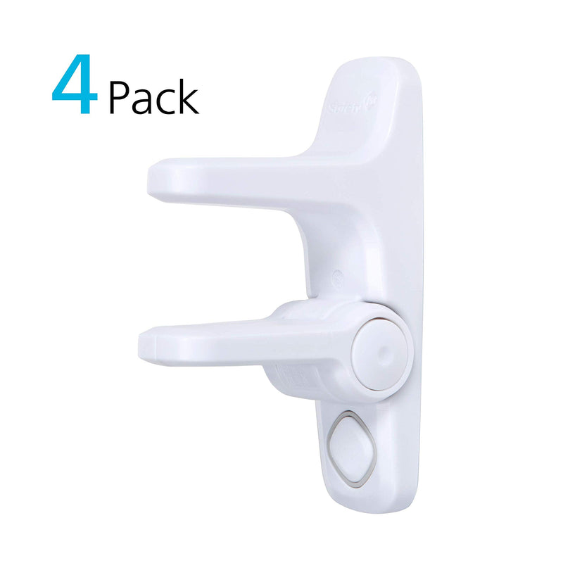 Safety 1st Outsmart Lever Handle Lock, White, 4PK