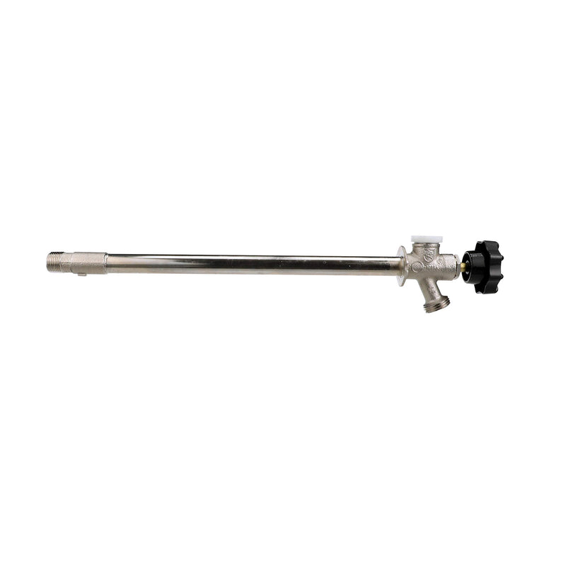 Watts Lead-Free Frostproof Wall Hydrant 1/2" Solder or MIP 12 in Wall Wall Size 12"